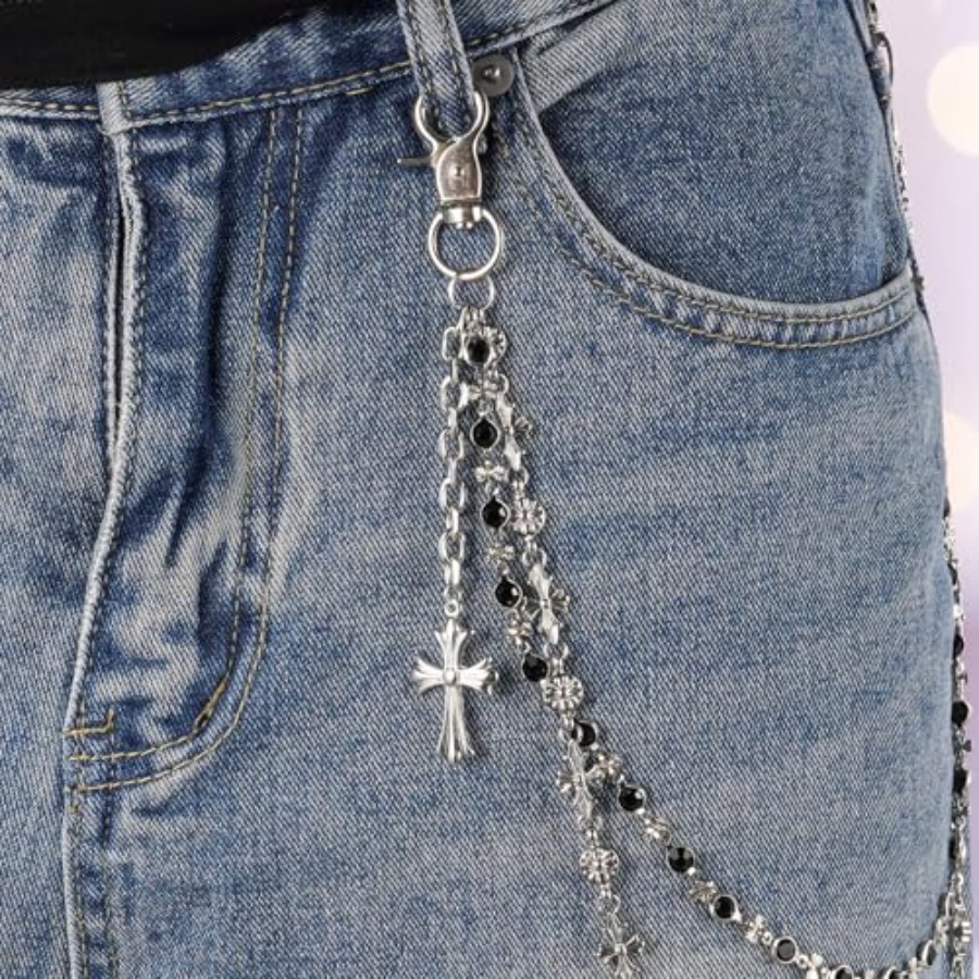 Cross Y2K Vintage Style Trouse - Jeans Pants Fashion Men reseña y precio