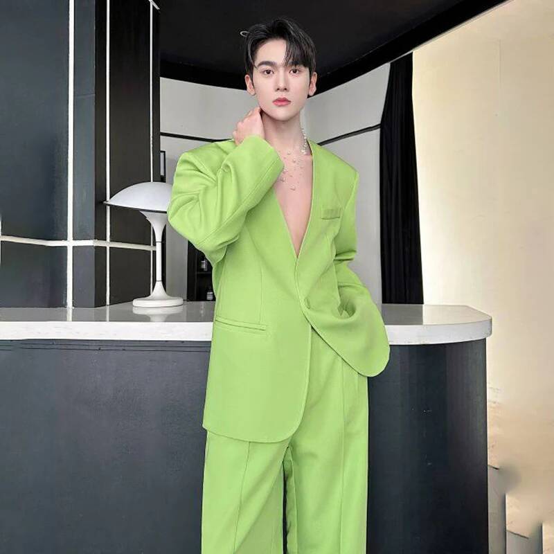 LUZHEN 2026 Spring New Solid C - Men Fashion Elegant reseña y precio