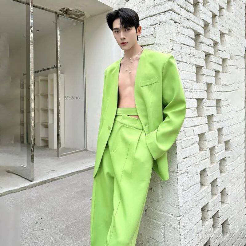 LUZHEN 2026 Spring New Solid C - Men Fashion Elegant reseña y precio