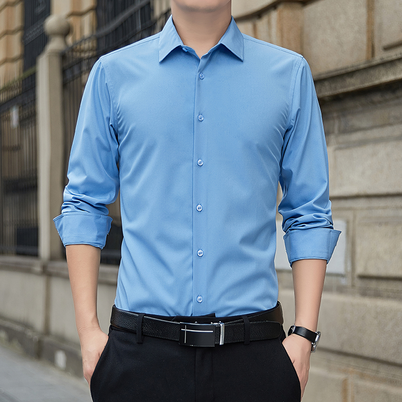 New Plus Size Men Solid Color  - Men'S Fashion Formal reseña y precio