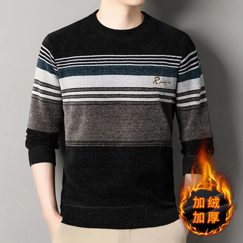 Men O-neck Pullovers Knited Sw - Mens Fashion Jumpers reseña y precio