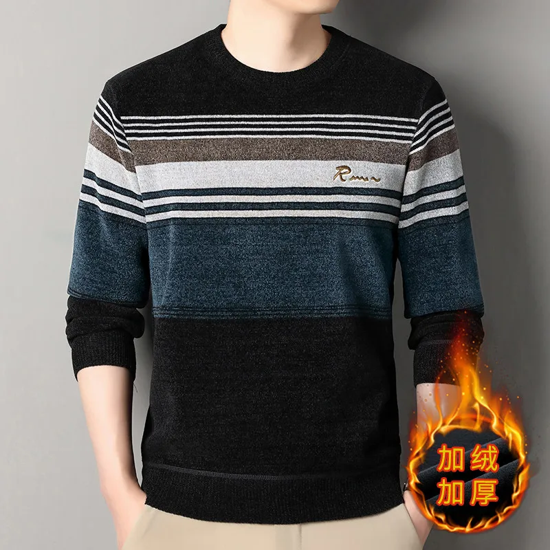 Men O-neck Pullovers Knited Sw - Mens Fashion Jumpers reseña y precio