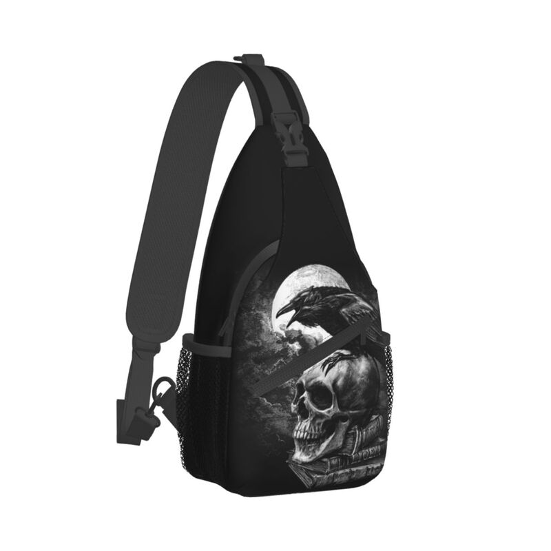 Crow The Skull Sling Crossbody - Fashion Harness Men reseña y precio
