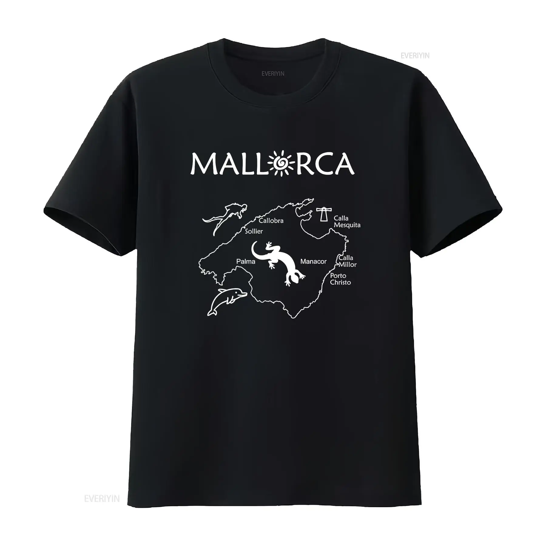 Mallorca Map T Shirt Your trav - Men'S Fashion Guide reseña y precio