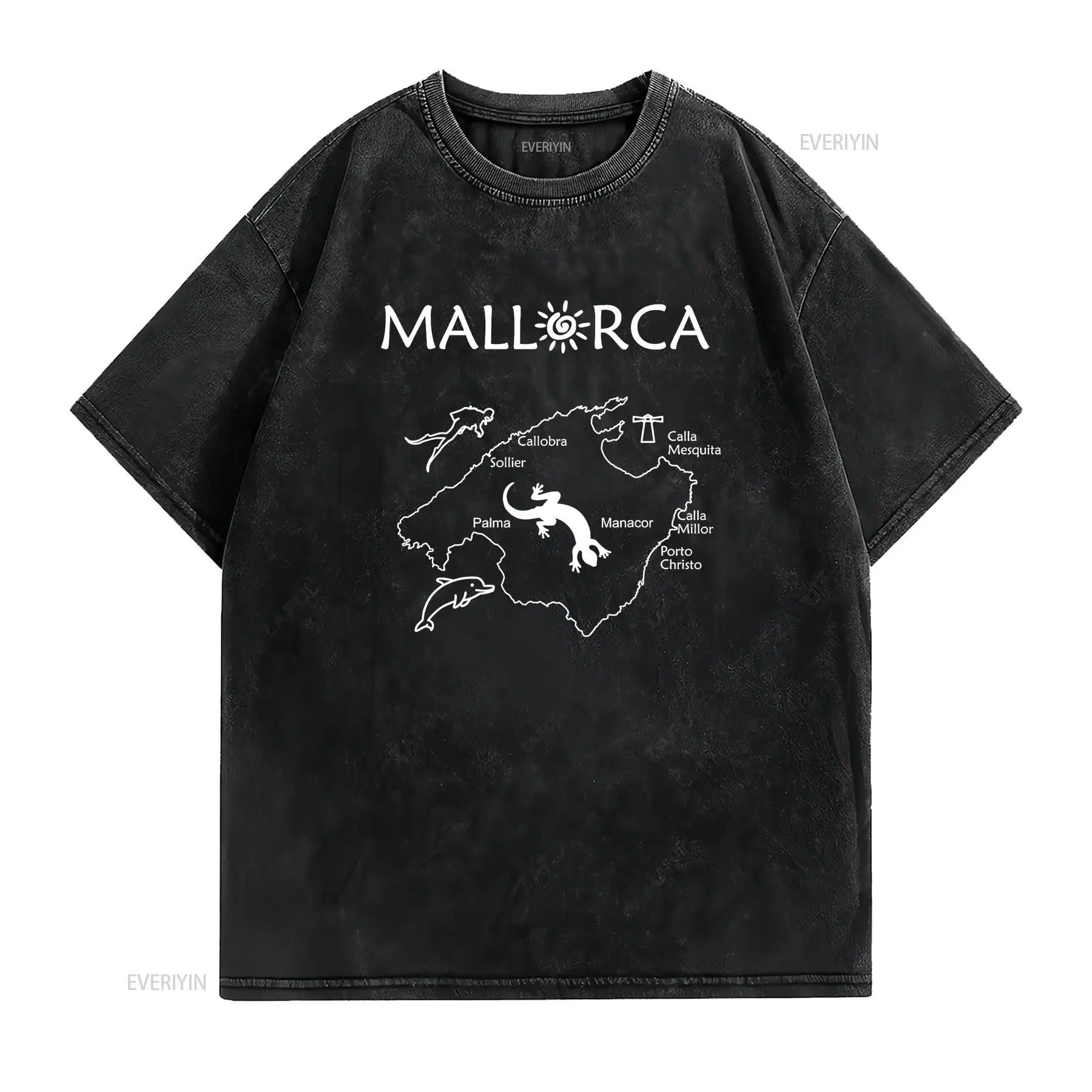 Mallorca Map T Shirt Your trav - Men'S Fashion Guide reseña y precio