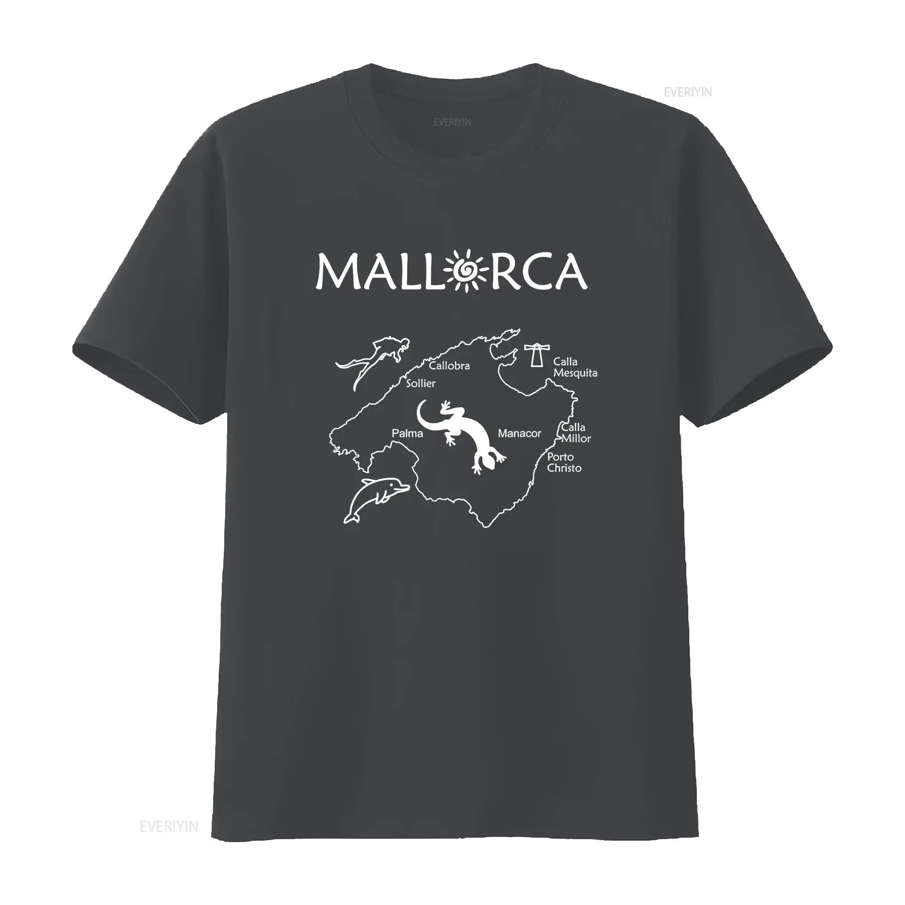 Mallorca Map T Shirt Your trav - Men'S Fashion Guide reseña y precio