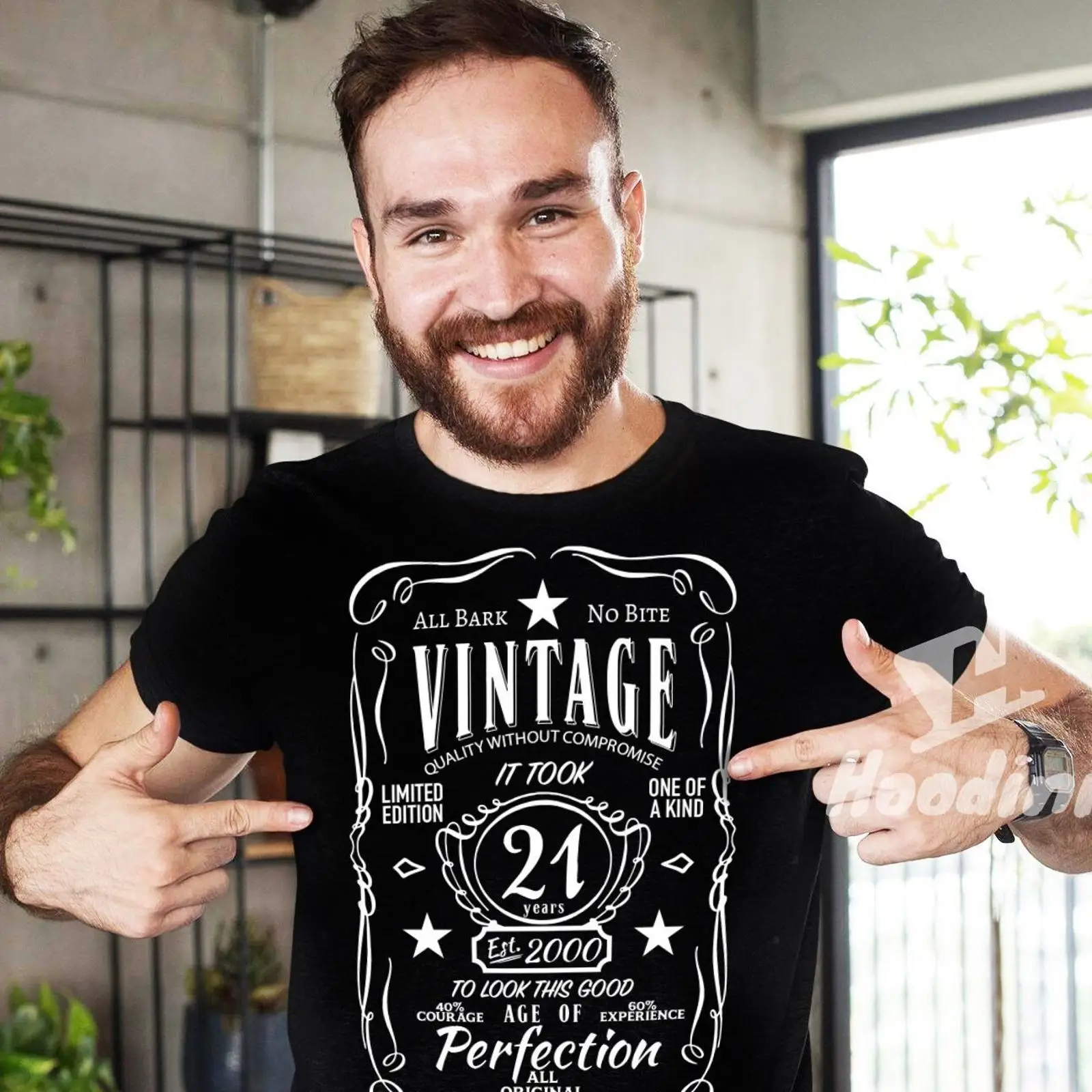 Vintage Est 2000 21st Birthday - Men'S Fashion Year 2000 reseña y precio