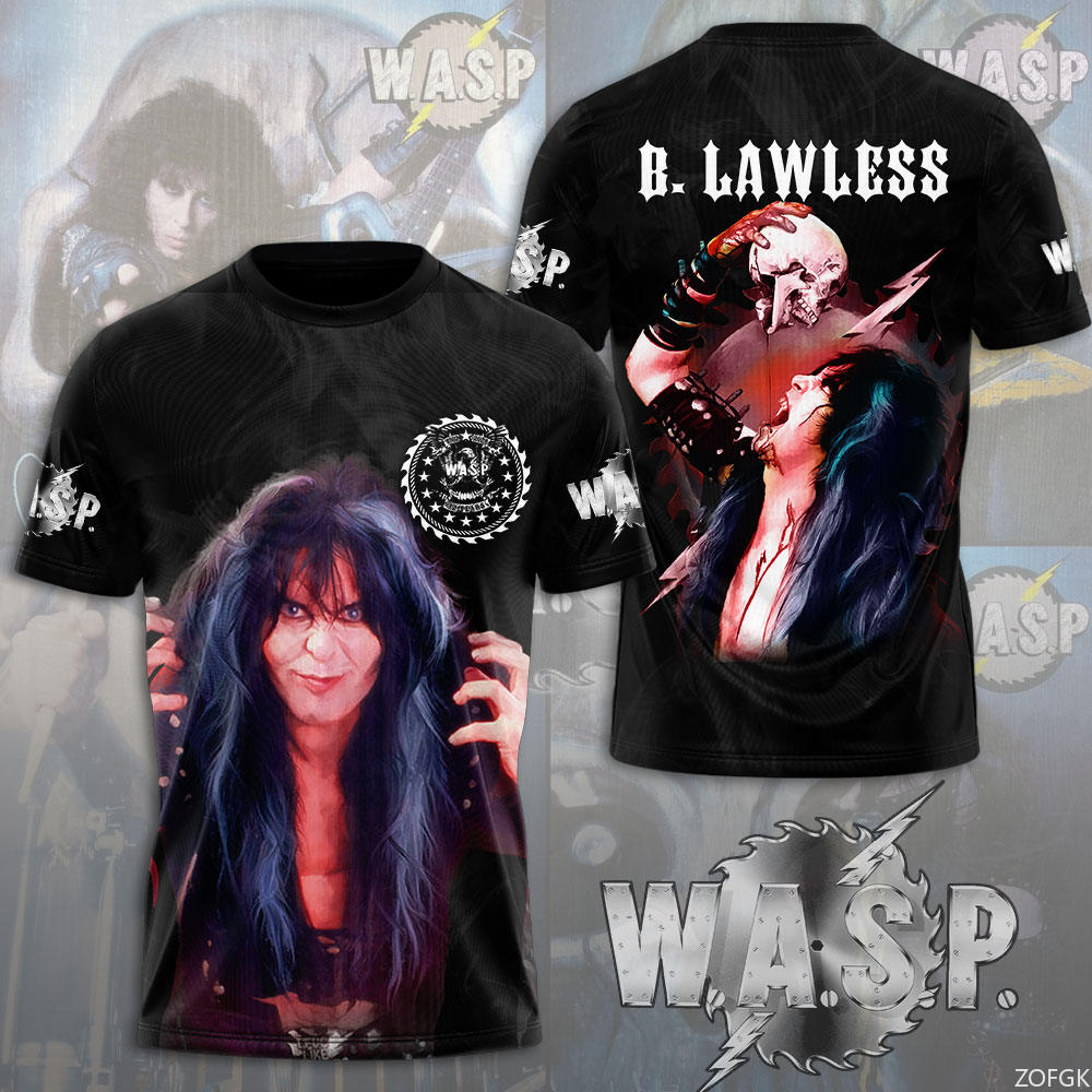W.A.S.P Rock 3D Printing T-shi - Men'S Fashion Y2K reseña y precio