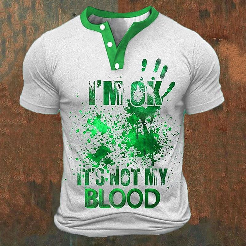Funny 3D Letter Print Men's He - Men'S Fashion Course reseña y precio