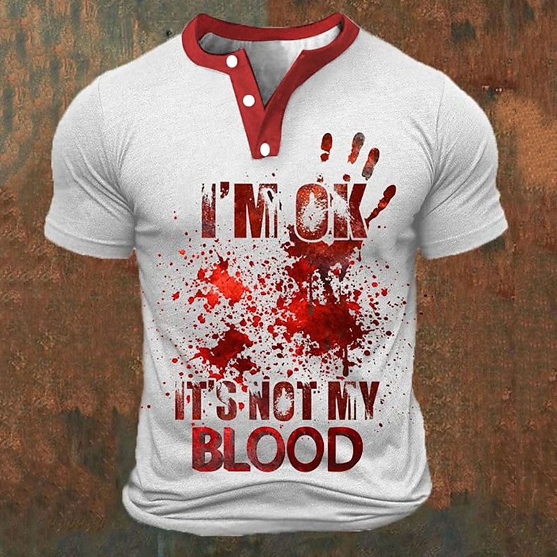 Funny 3D Letter Print Men's He - Men'S Fashion Course reseña y precio