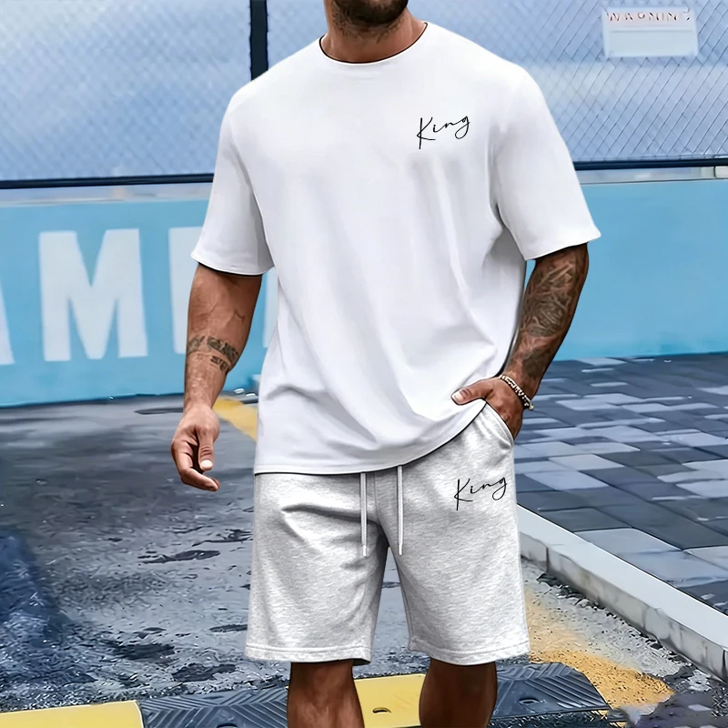 King Letter Men's Set Cotton T - Men'S Fashion Course reseña y precio