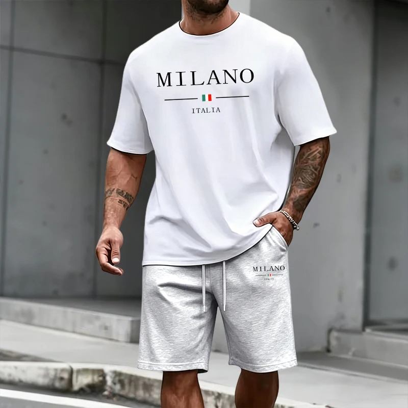 Men's Tracksuit Short Sleeve T - Men'S Fashion Course reseña y precio