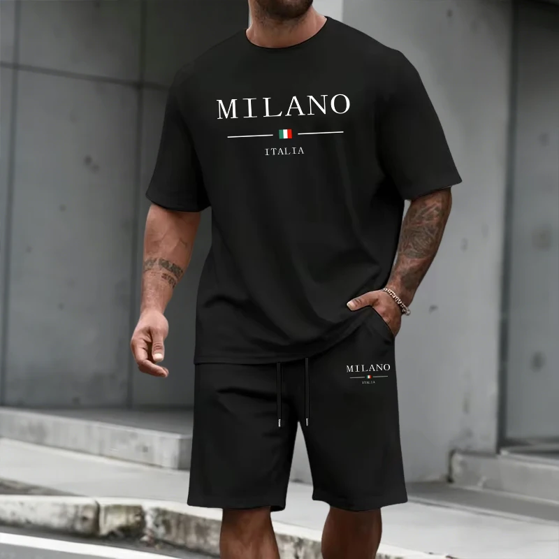 Men's Tracksuit Short Sleeve T - Men'S Fashion Course reseña y precio