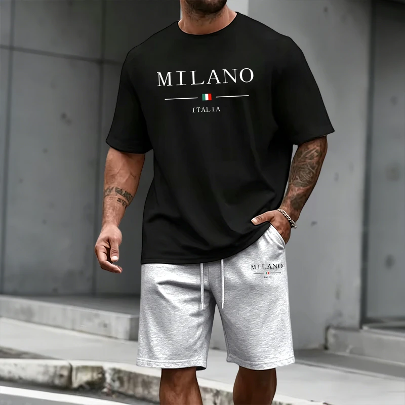 Men's Tracksuit Short Sleeve T - Men'S Fashion Course reseña y precio