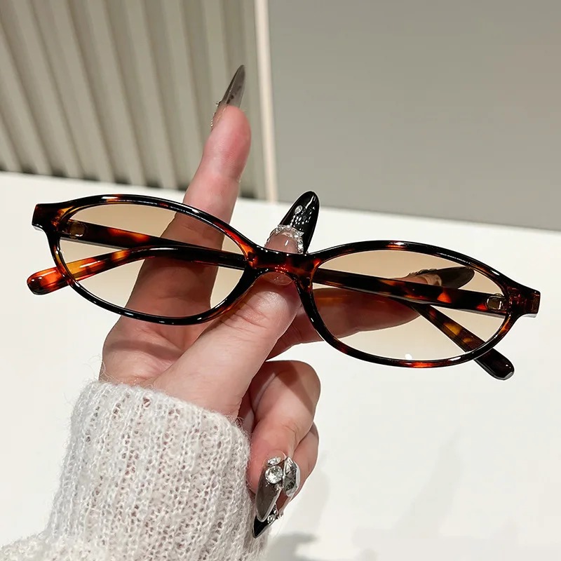 Small Oval Leopard Gradient Su - Men'S Fashion Y2K reseña y precio